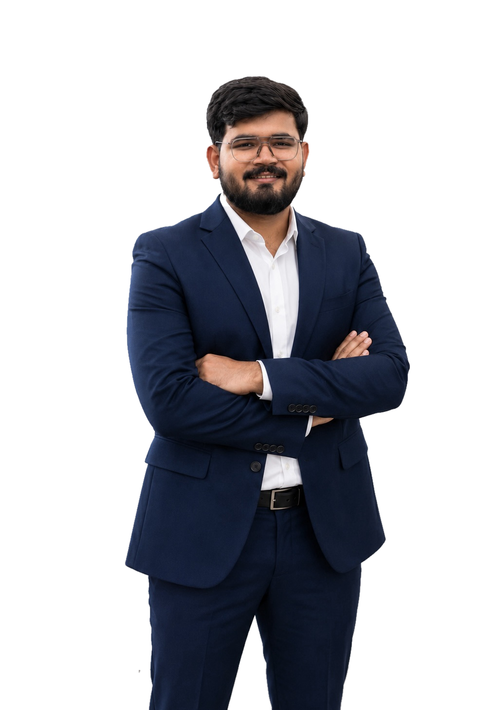 Sunil Ghanchi in a navy suit